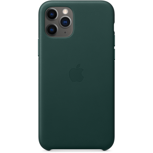 Чехол для iPhone 11 Pro/ iPhone 11 Pro Leather Case - Forest Green (MWYC2ZM/A)