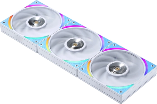 Вентилятор для корпуса Formula Air Bridge Plus ARGB 120х120x25 белый 4-pin 27.2дБ (упак.:3шт) (AIR BRIDGE PLUS WH) Ret фото 3