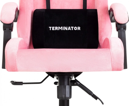 Кресло игровое Knight Terminator розовый Velvet 36 крестов. металл (KNIGHT TERMINATOR PK) фото 11