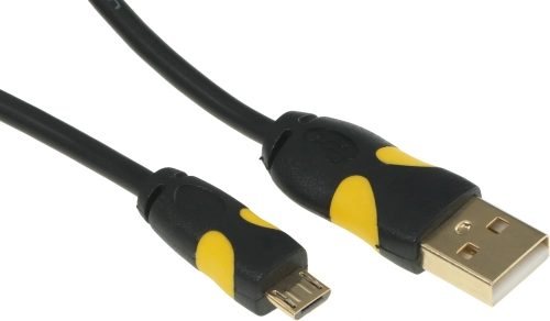 Кабель 2A Smooth connector USB (m)-micro USB (m) 1.5м черный (326756) (326756#MLN)
