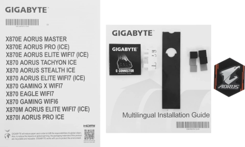 Материнская плата/ X870 A ELITE WF7 ICE фото 11