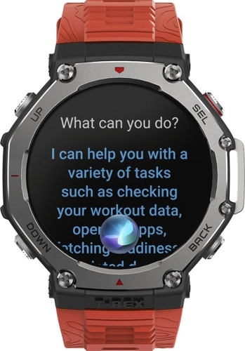 Смарт-часы Amazfit T-Rex 3 A2323 48.5мм 1.5 AMOLED корп.темно-серый рем.красный разм.брасл.:145-210мм (6970100374940) фото 7