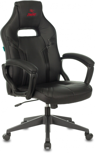 Кресло игровое Zombie Z3 черный эко.кожа крестов. пластик (VIKING ZOMBIE Z3 ) (VIKING ZOMBIE Z3 #B)