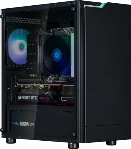 Корпус Zalman ZM-T4 Plus черный без БП mATX 6x120mm 1x140mm 1xUSB2.0 2xUSB3.0 audio bott PSU фото 14