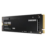 Твердотельный накопитель SSD 500GB Samsung 980, M.2, PCI-E NVMe, MLC, R3100/ W2600MB/ s (MZ-V8V500BW)