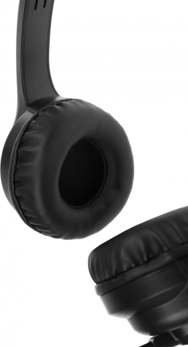 Наушники с микрофоном A4Tech HU-8 черный 2м накладные USB оголовье (HU-8#MLN) фото 3