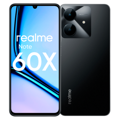 Смартфон Realme Смартфон Realme 60х RMX3938 3+64Gb черный (RMX3938 3+64 BLACK)