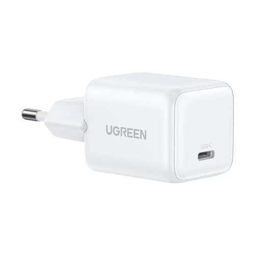 Сетевое зарядное устройство UGREEN X513 (65013) 30W USB-C GaN Fast Charger с кабелем USB-C-USB-C. Длина: 1м. Цвет: белый (65013_)