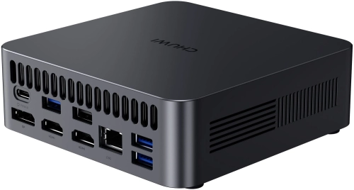 Компьютер Мини Chuwi AuBox X Core Ultra 5 226V (2.1) 16Gb SSD512Gb ARC 130V Windows 11 Pro 2.5xGbitEth WiFi BT 100W серый (2171140) (2171140#MLN) фото 16