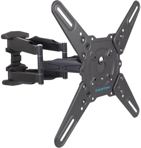 Кронштейн для ТВ KROMAX ATLANTIS-45 grey (max VESA 400x400 мм., настенный, наклонно-поворотный, max 45 кг) (20217)