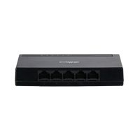 DAHUA DH-PFS3005-5GT-L 5-портовый гигабитный неуправляемый коммутатор, 5xRJ45 1Gb, коммутация 10 Гбит/ с, MAC-таблица 2K, пластик