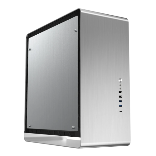 Корпус без блока питания/ Case JONSBO UMX6S-A, Midi-Tower, no fun, 2xUSB-A 3.2 + 2xUSB-A 2.0 + 1xUSB-C 3.2, E-ATX, ATX, mATX, mITX Silver (UMX6S-A SILVER)
