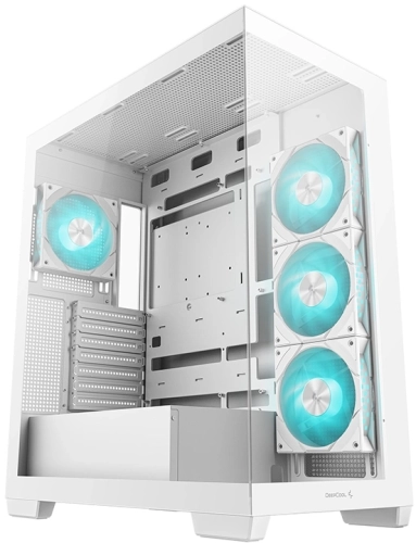 Корпус Deepcool CG580 4F WH белый без БП ATX 8x120mm 3x140mm 1xUSB3.0 audio bott PSU (R-CG580-WHNDA0-G-1) фото 3