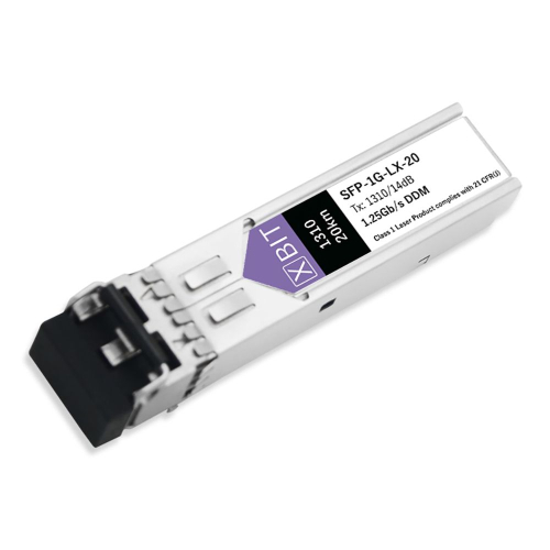 Трансивер XBIT SFP-1G-LX-20 SFP, 1.25Gb/ s, 20km, 14dB, 1310nm, SMF, 2LC, DDM