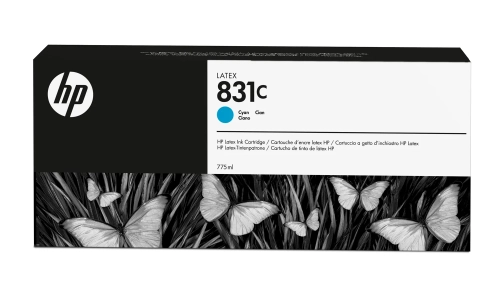 Картридж HP 831C струйный голубой (775 мл) (CZ695A)