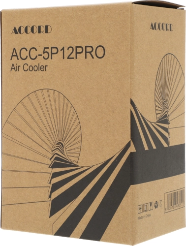 Устройство охлаждения(кулер) Accord ACC-5P12PRO ARGB Soc-AM5/AM4/1200/1700/1851 серебристый/черный 4-pin 31dB Al+Cu 220W 525gr brown box фото 8