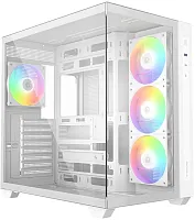 Корпус ID-Cooling View 510 белый без БП ATX 10x120mm 1xUSB3.0 audio bott PSU (VIEW 510 ARGB WH)