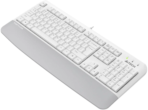 Клавиатура A4Tech Fstyler FK20 белый USB Multimedia (подставка для запястий) (FK20) кабель 1.5м (FK20#MLN) фото 5
