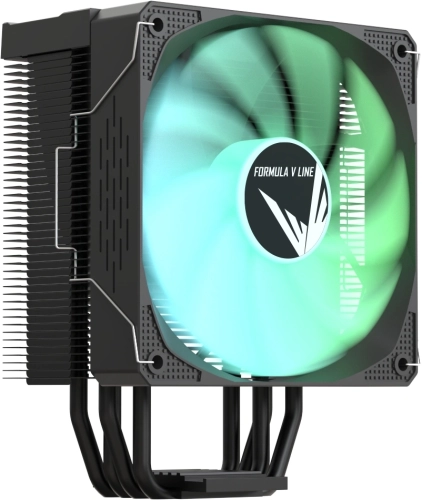 Устройство охлаждения(кулер) Formula Ice Burg ARGB Soc-AM5/AM4/1200/1700/1851 черный 4-pin 17-29.66dB Al+Cu 170W 552gr Ret (ICE BURG ARPW 4P BK) фото 3