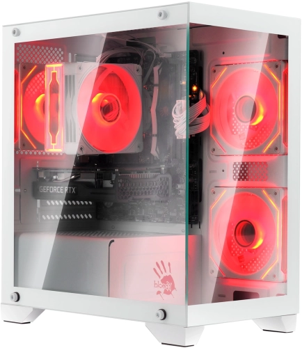 Корпус Bloody BD-CC103 белый без БП mATX 7x120mm 1xUSB2.0 1xUSB3.0 audio bott PSU (BD-CC103-WH) фото 13