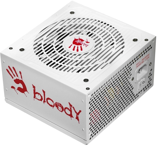 Блок питания Bloody ATX 750W BD-PS750G 80+ gold (20+4pin) APFC 120mm fan 6xSATA Cab Manag RTL (BD-PS750G-MW) фото 2