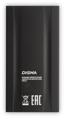 Накопитель SSD Digma USB3.2 Gen2x2 4TB DGSM8004T2MGG MEGA X 1.8