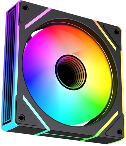 Вентилятор для корпуса Bloody BD-CF120ARGB2 LCD ARGB 120х120x25 черный 4-pin 26дБ (BD-CF120ARGB2-BK) Ret фото 4