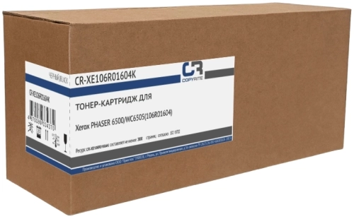 Картридж лазерный CopyRite CR-XE106R01604K 106R01604 черный (3000стр.) для Xerox Phaser 6500/ WC6505