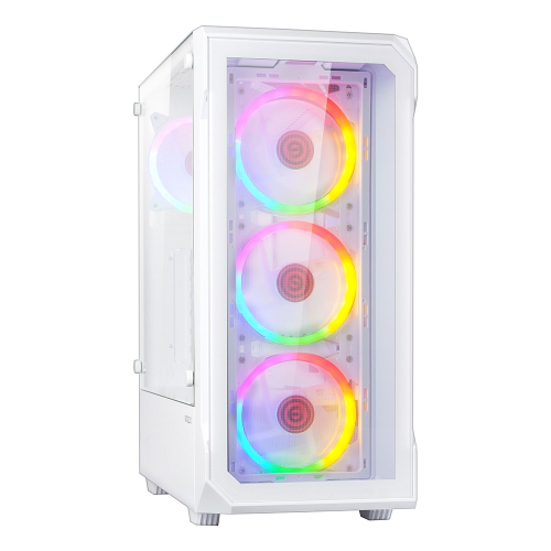 Ginzzu CL330 FAN 12CM FRGB*4 (Белый) фото 3
