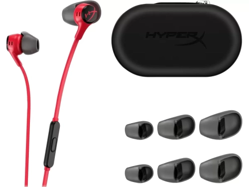 Проводные наушники/ HyperX Cloud Earbuds II Red, проводные наушники (705L8AA, CEB007) фото 5