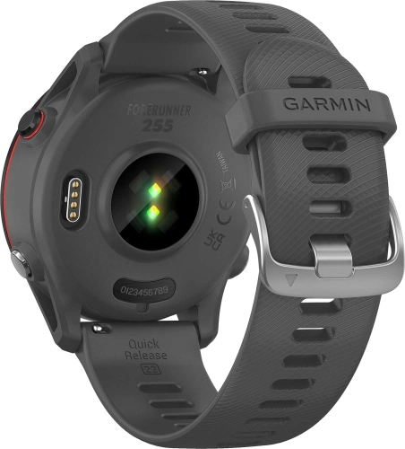 Смарт-часы Garmin Forerunner 255 33мм 1.3 корп.черный рем.темно-серый (010-02641-10) фото 9