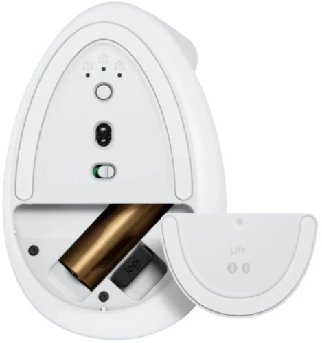 Мышь Logitech Lift белый/ белый/ серый оптическая (4000dpi) беспроводная USB (6but) (910-006486) фото 5