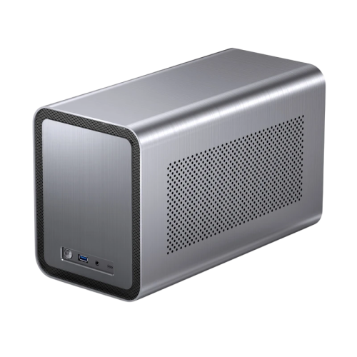 Корпус без блока питания/ Case JONSBO N1, Desktop SFF, 1x140mm, 1xUSB-A 3.0 + 1xUSB-C 3.2, SFX PSU Support, mITX Gray (N1 GRAY)
