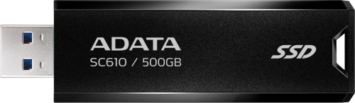 SSD жесткий диск USB3.2 500GB EXT. SC610-500G-CBK/ RD ADATA (SC610-500G-CBK/RD)