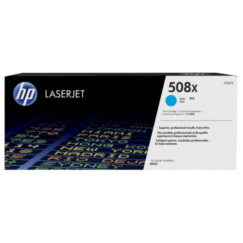 Kартридж HP 508X, синий / 9500 страниц (CF361X)