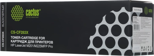 Картридж лазерный Cactus CS-CF283X CF283X черный (2200стр.) для HP LJ Pro M225dn/M201/M202 с чипом фото 8