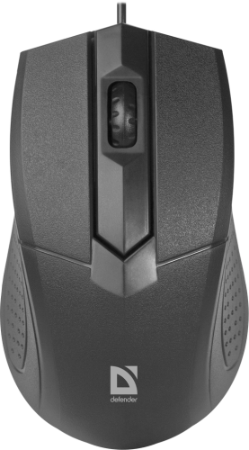 Defender Проводная оптическая мышь Optimum MB-270 PRO:черн,3кн,1200dpi,1.8м,тефл (52271)