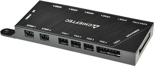 Chieftec Hunter, ATX Gaming case, w/Glass, 4xRGB fan (GS-01B-OP) фото 14