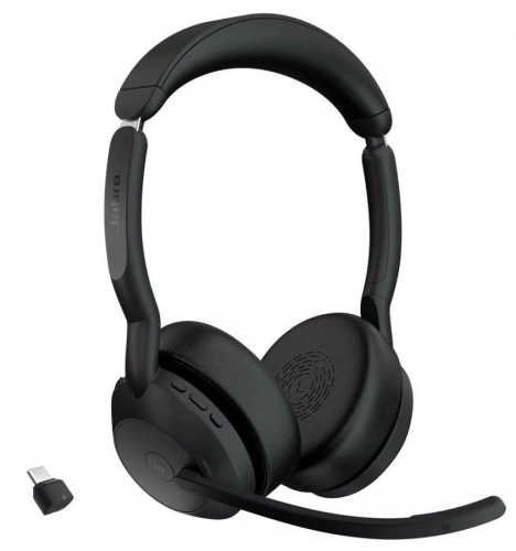 Гарнитура беспроводная/ Jabra Evolve2 55, Link380c MS Stereo (25599-999-899)