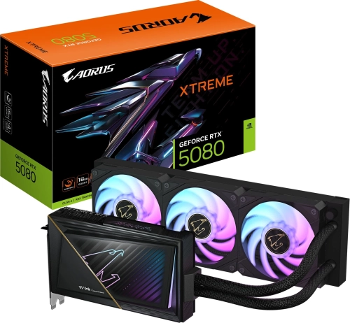 Видеокарта Gigabyte RTX5080 XTREME WATERFORCE 16GB GDDR7 256bit 3xDP HDMI 3FAN RTL (GV-N5080AORUSX W-16GD) фото 8