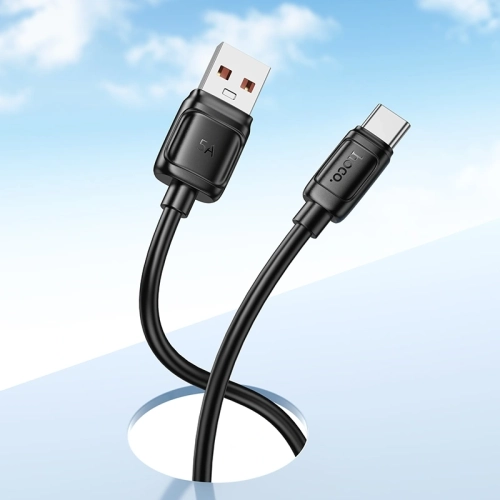 Кабель Hoco X115 51974 USB (m)-USB Type-C (m) 1.2м черный фото 4