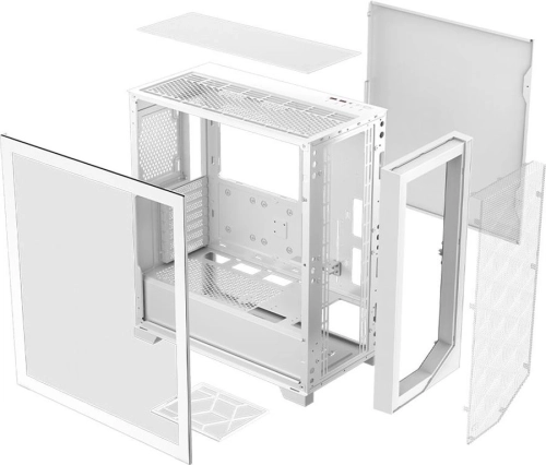 Корпус PcCooler C3D510 WH белый без БП ATX 2xUSB3.0 1xUSB3.1 audio bott PSU (C3D510-WHP0-GL) фото 3