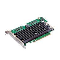 RAID-контроллер Broadcom MegaRAID 9670W-16i SGL (05-50113-00) , PCIe 4.0 x16, LP, 24G SAS/ SATA/ NVMe, RAID 0,1,5,6,10,50,60, 16port(2x8 SFF-8654), 8GB Cache, SAS4116W ROC, RTL