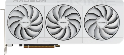 Видеокарта Asus PCI-E 5.0 PRIME-RX9070XT-O16GWHITE AMD Radeon RX 9070XT 16Gb 256bit GDDR6 2460/20000 HDMIx1 DPx3 HDCP Ret