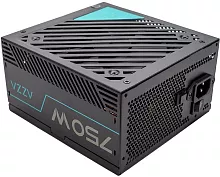 Блок питания Azza ATX 750W PSAZ-750G 80+ gold (20+4pin) APFC 120mm fan 6xSATA Cab Manag RTL