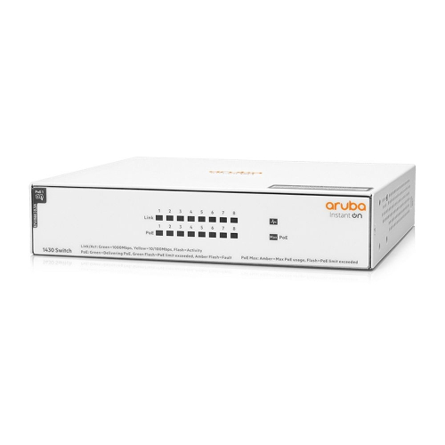 Switch HP Enterprise/ Aruba Instant On 1430 8G Class4 PoE 64W Switch (R8R46A) (R8R46A#ABB)