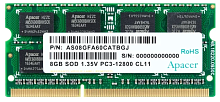 Apacer DDR3 8GB 1600MHz SO-DIMM (PC3-12800) CL11 1.5V(Retail) 512*8 3 years (AS08GFA60CATBGC/DS.08G2K.KAM)