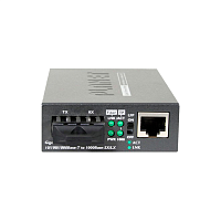 FT-802 медиа конвертер/ 10/ 100Base-TX to 100Base-FX (SC) Bridge Media Converter, LFPT Supported