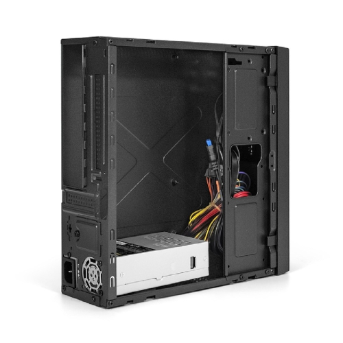 Exegate EX291270RUS Корпус Desktop ExeGate MI-301U-300 (mATX/ mini-ITX, 1U-F300S 4см, 1*USB+1*USB3.0, аудио, черный) фото 2