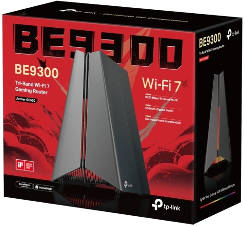 Роутер беспроводной TP-Link Archer GE550 BE9300 100/1000/2500/5000BASE-T черный фото 6